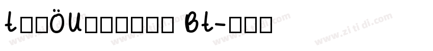 TypoUpright BT字体转换